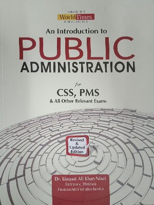 An introduction to Public Administration